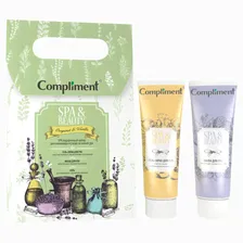 Подарочный набор №1630 Spa&Beauty Bergamot&Vanilla (Скраб для рук 80мл+Маска для рук 80мл+Соль лаванда)