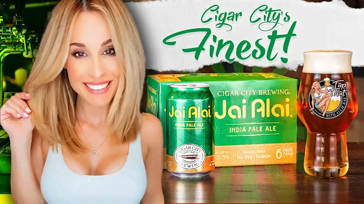 Florida's BEST seller! Cigar City Jai Alai IPA Craft Beer Review with @AllieRae