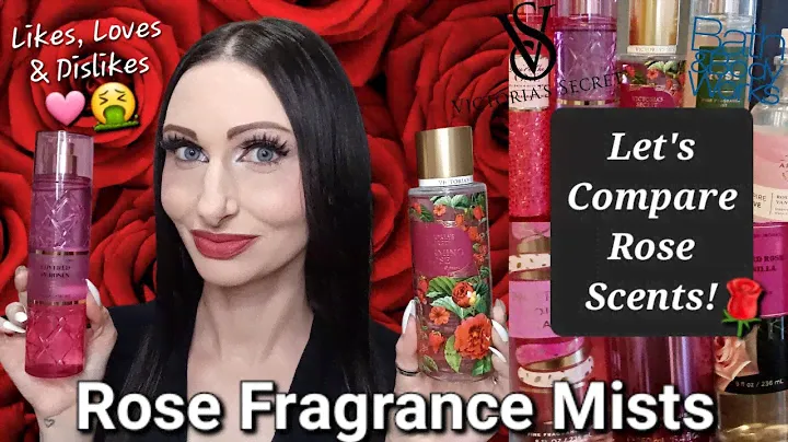 Let's Compare ROSE Fragrance Mists!🌹| Likes, Loves & Dislikes🩷🤮 | Bath & Body Works, Victoria Secret