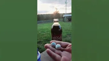 Dr pepper zero sugar and mentos challenge | Mind blowing | countryside life