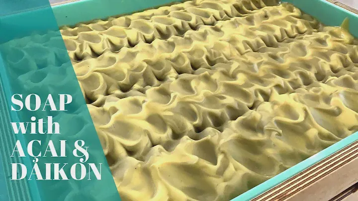 Making Soap with Daikon Seed Extract & Açai Berry Oil