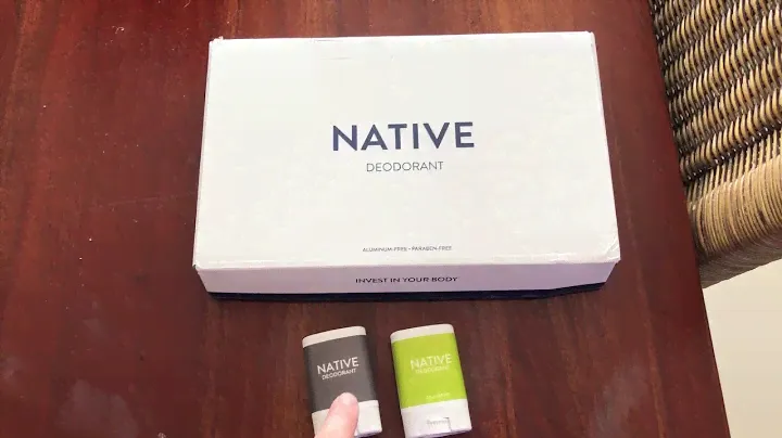Native Deodorant Unboxing