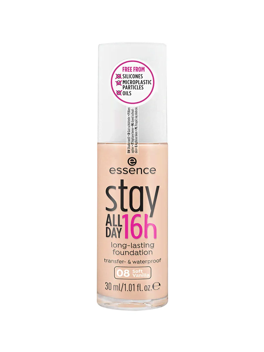Основа тональная essence,Stay All Day - 08 Soft Vanilla